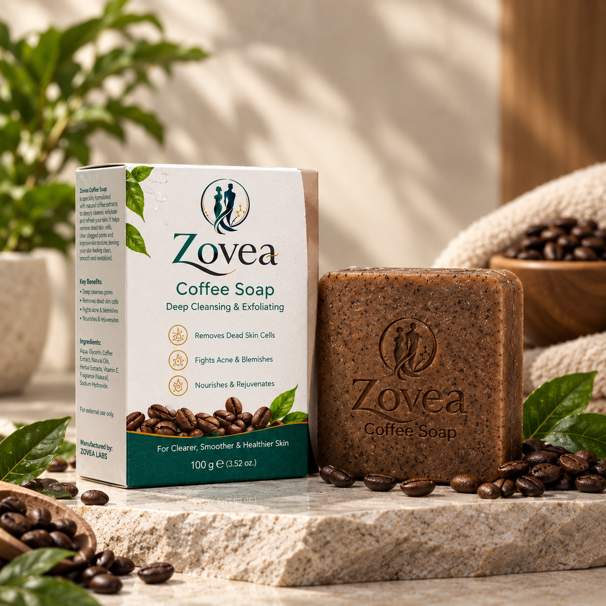 Zovea Labs Coffee Soap
