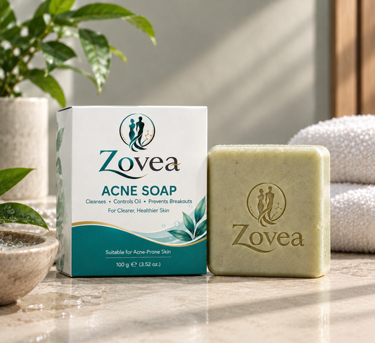Zovea Labs Acne Soap – Deep Cleansing & Oil Control