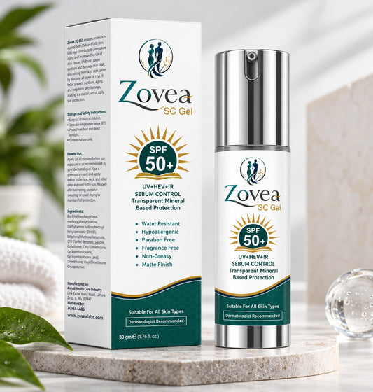 Zovea SC Gel SPF 50+ Sunscreen